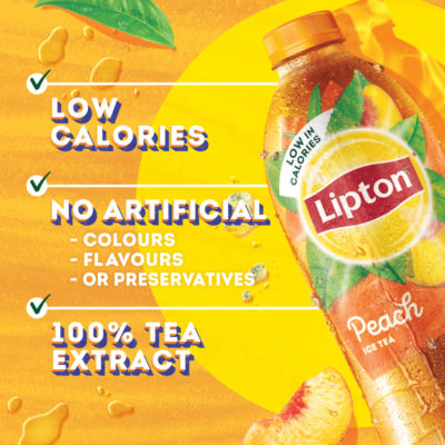 Lipton peach ice tea 1.25L, UK version