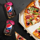 Pepsi Max cherry sugar-free cola 24 x 330ml cans, imported from the UK