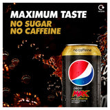 Pepsi Max cola cans 8 pack 330ml, imported from the UK