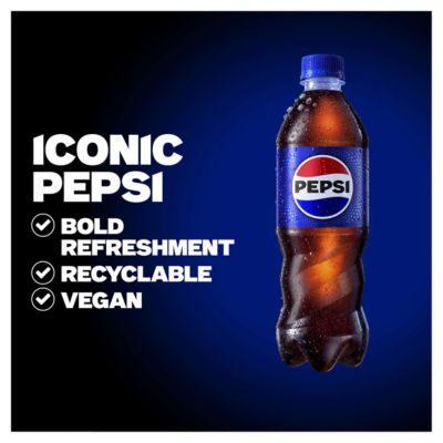 Pepsi Regular Cola 500ml, imported from the UK