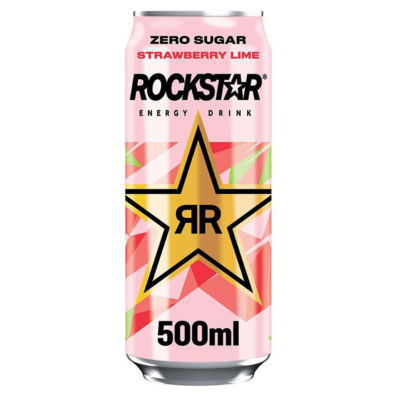 Rockstar Refresh Energy Drink Strawberry Lime