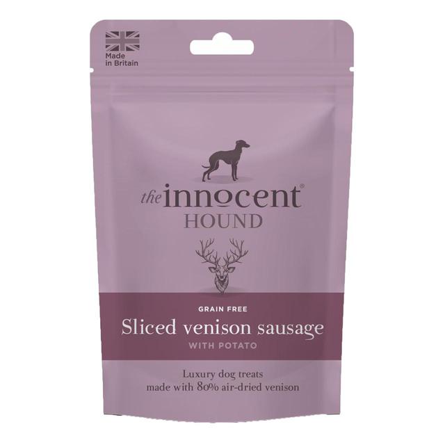 The Innocent Hound Dog Treats Sliced Venison Sausage   70g GOODS M&S