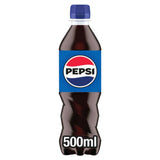 Pepsi classic cola bottle 500ml, imported from the UK