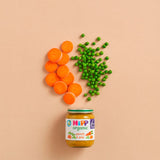 HiPP Organic Carrots & Peas Baby Food Jar 4+ Months
