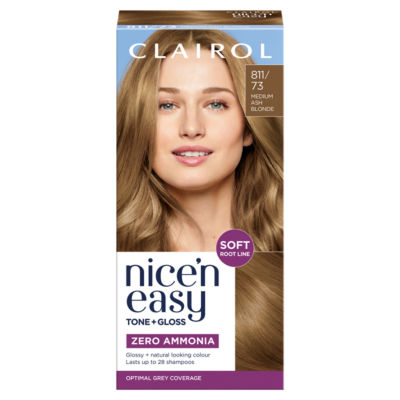 Clairol hair dye Medium Ash Blonde - British product