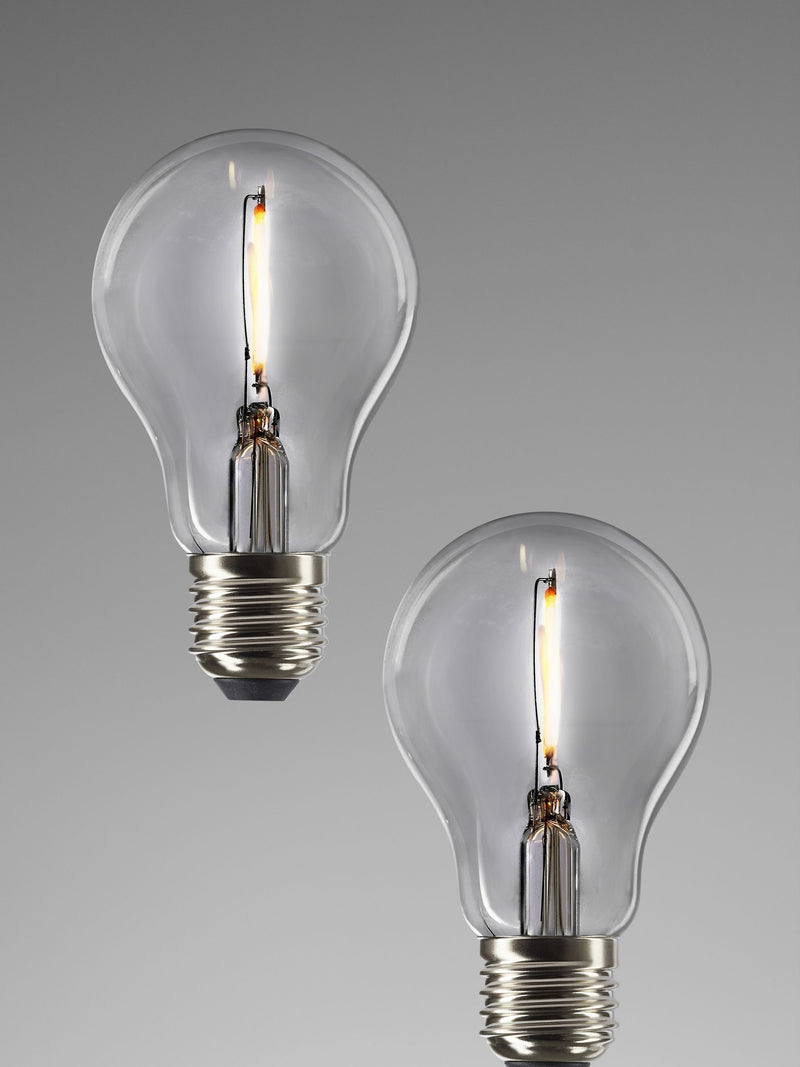 Low wattage filament bulb for battery lamp pack of 2 - British product