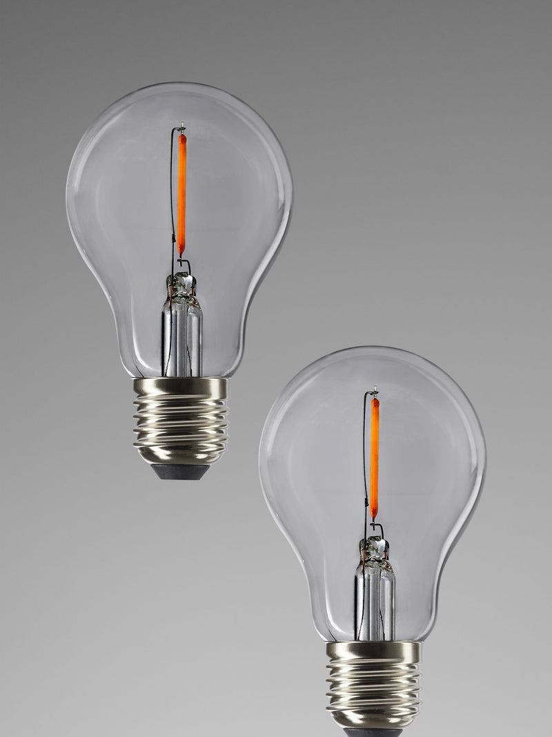 Low wattage filament bulb for battery lamp pack of 2 - British product