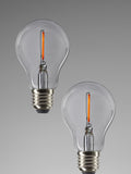 Low wattage filament bulb for battery lamp pack of 2 - British product
