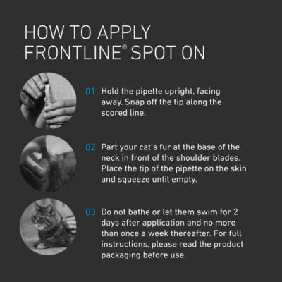 Frontline Spot On cat flea and tick treatment 0.5ml - British product