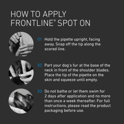 FRONTLINE Spot On for large dogs 20-40kg - British product