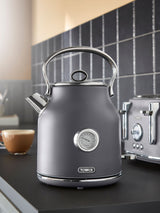 Next Tower Grey Renaissance 1.7L Ultra-Fast Boil Electric Kettle- Buy online at McGrocer