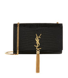 Saint Laurent medium Kate cross-body bag smooth leather with YSL hardware (British brand)