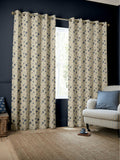 Emily Bond Indigo Blue St Maws made to measure curtains (British brand)