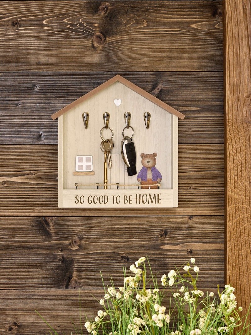 House key hooks with Bertie Bear character 25.5cm, UK version