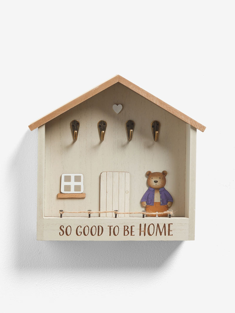 House key hooks with Bertie Bear character 25.5cm, UK version