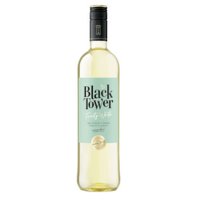 Black Tower Fruity White Wine 75cl - British product