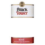 Black Tower Fresh Rosé wine bottle 75cl - British product