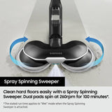 Samsung Bespoke Jet Plus Pro cordless stick vacuum cleaner, imported from the UK