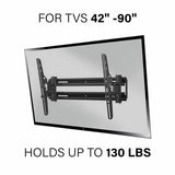 Sanus tilting TV wall bracket for 32-70 inch TVs, imported from the UK