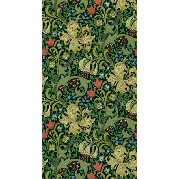 Morris & Co. Golden Lily wallpaper roll, UK version