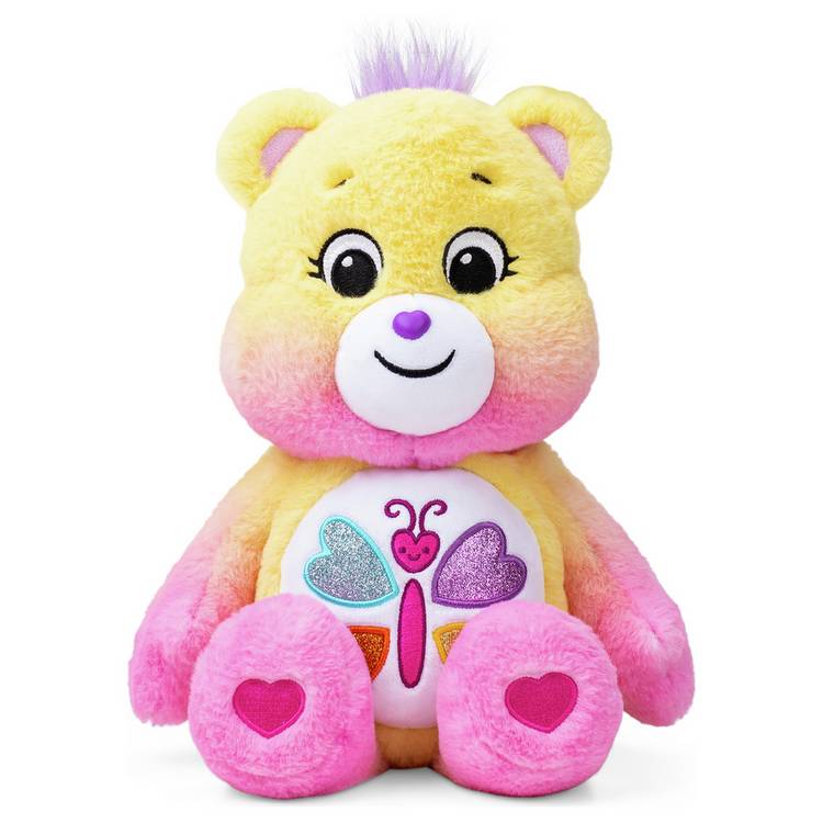 Care Bears Calming Heart Bear plush toy 35cm, imported from the UK