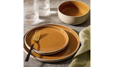 Argos Habitat Raw Edge Speckle 12 Piece Stoneware Dinner Set - Camel- Buy online at McGrocer