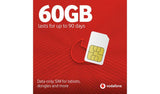 Argos Vodafone 60GB Pay As You Go Data Only SIM Card- Buy online at McGrocer