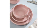Argos Habitat 12 Piece Reactive Stoneware Dinner Set - Pink- Buy online at McGrocer