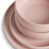 Habitat pink 12-piece dinner set, imported from the UK