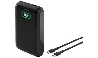 Argos Belkin 20,000mAh 65W Laptop Charger Power Bank USB-C Black- Buy online at McGrocer