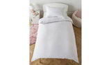 Silentnight bedding set plain white single, UK version