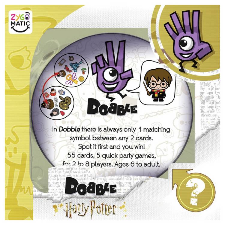 Harry Potter Dobble card game tin pack - British product
