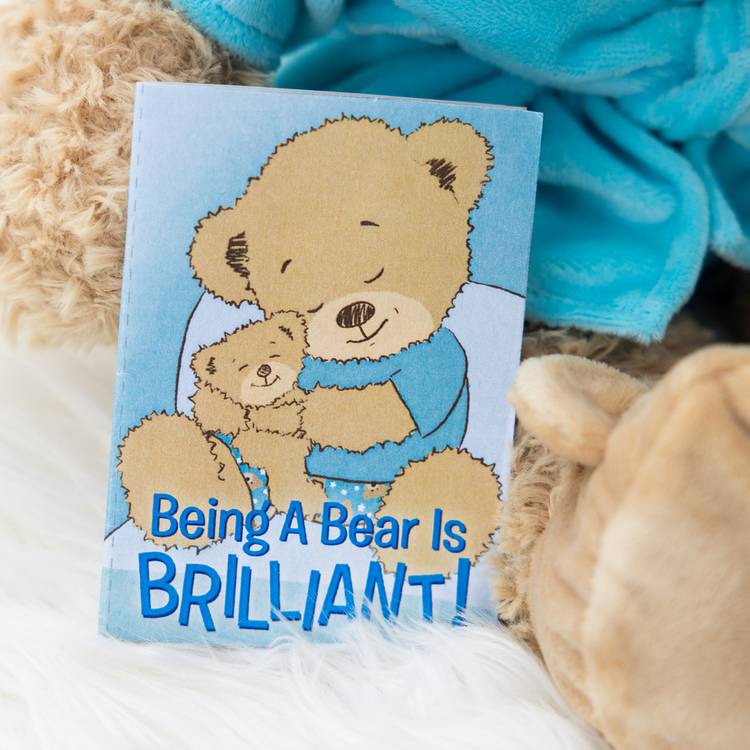 DesignaBear teddy bear bedtime set with pyjamas and accessories (British brand)