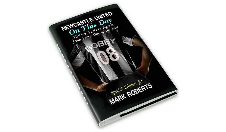 Personalised Newcastle On This Day Book hardback, UK version