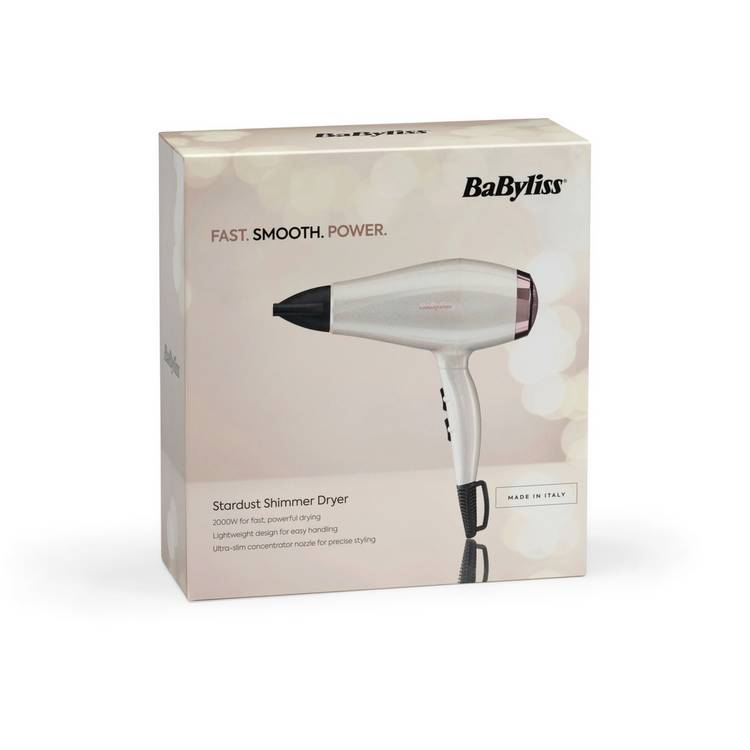 BaByliss Stardust Shimmer Hair Dryer (British brand)