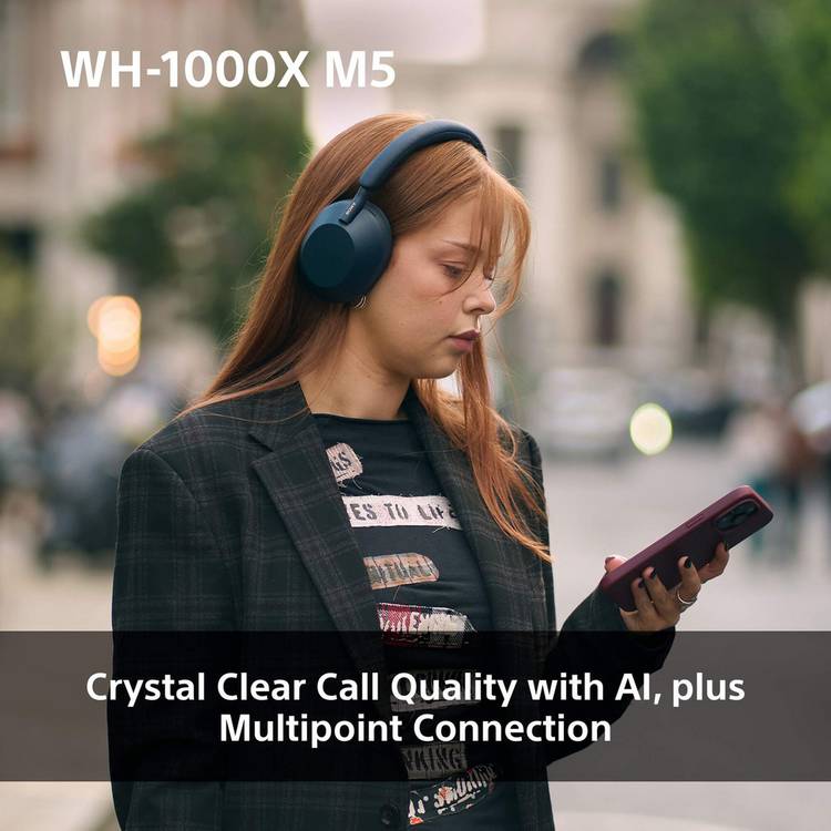 Sony WH1000XM5 wireless headphones pink, imported from the UK
