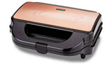 Argos Tower 3-in-1 2 Portion Sandwich Toaster - Rose Gold- Buy online at McGrocer