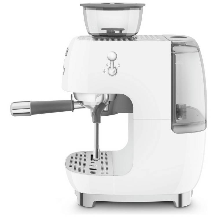 Smeg espresso coffee machine with grinder white, imported from the UK