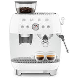 Smeg espresso coffee machine with grinder white, imported from the UK