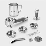Smeg espresso coffee machine with grinder white, imported from the UK