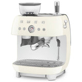 Smeg espresso coffee machine with grinder cream (British brand)
