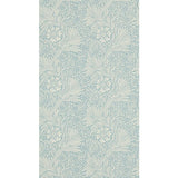 Morris & Co. Marigold Blue Floral wallpaper roll, imported from the UK