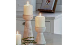 Argos Ivyline Padstow White Wash Candle Holders- Buy online at McGrocer