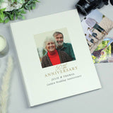 Argos Personalised Message 50th Anniversary Photo Album H30 W25 D4.2cm- Buy online at McGrocer