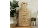 Personalised wooden paddle board hevea wood, UK version
