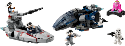 Lego LEGO Star Wars Imperial Dropship and Rebel Scout Speeder Vehicle Set 383 Pieces- Buy online at McGrocer