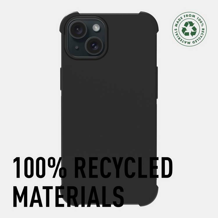 Skech iPhone 15 Plus phone case and screen protector black - British product