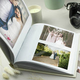 Personalised square photo album for 6x4 photos - British product