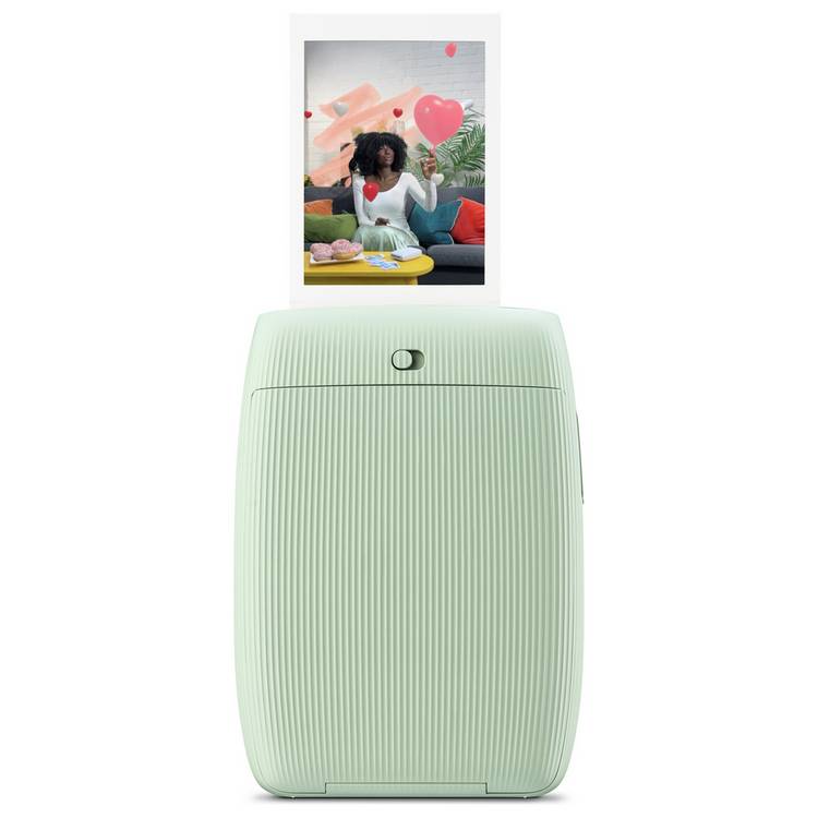 instax mini Link 3 smartphone printer Sage Green compact, UK version