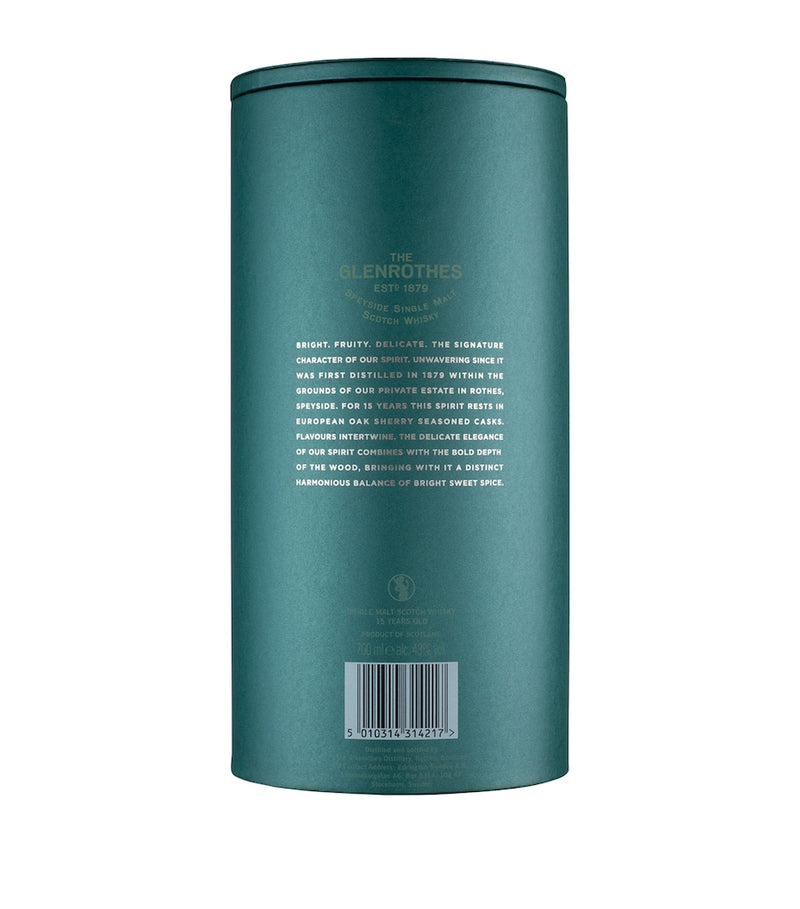 The Glenrothes 15 single malt Scotch whisky 70cl (British brand)